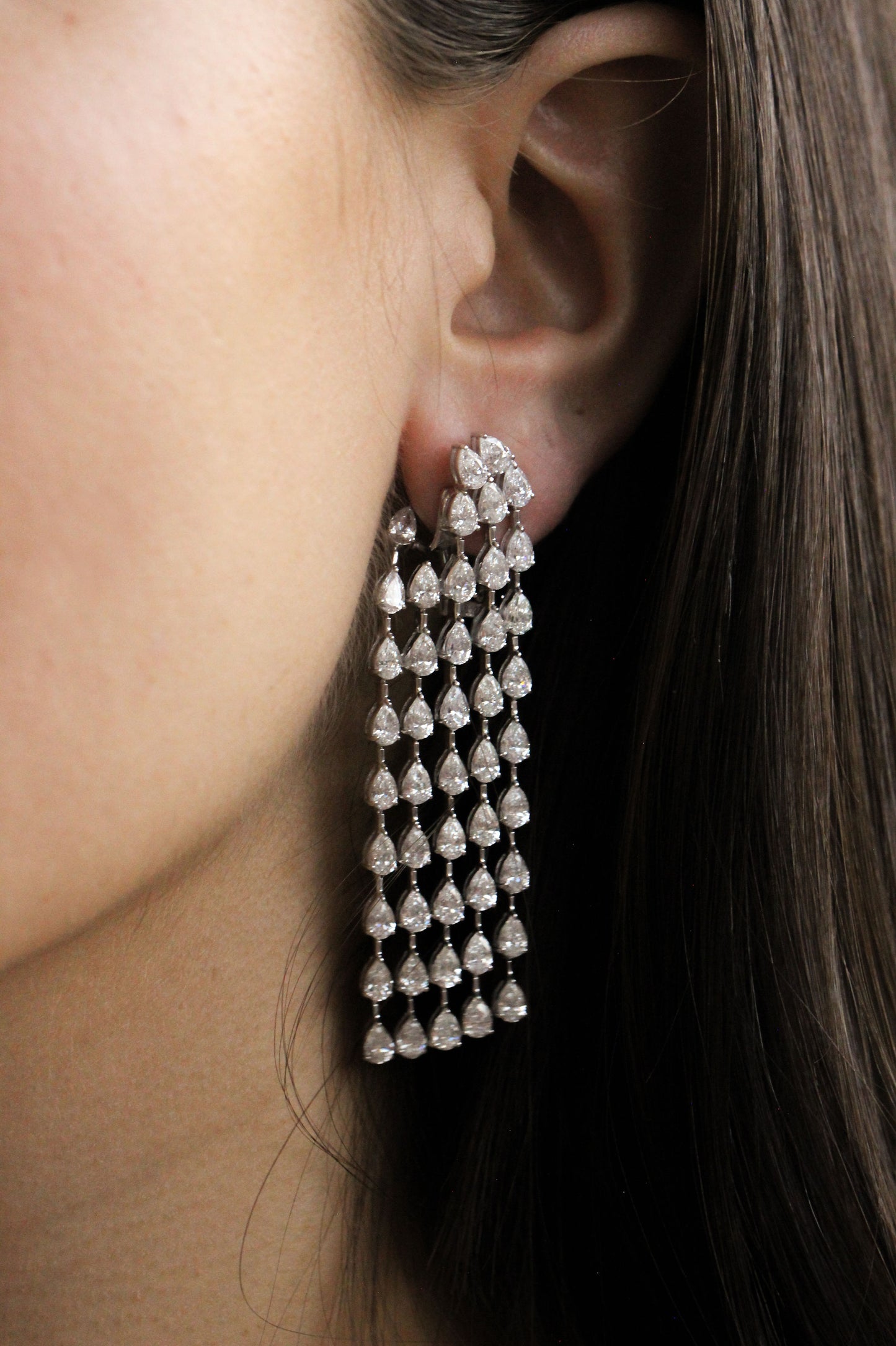 Drop Earrings Pear Shape